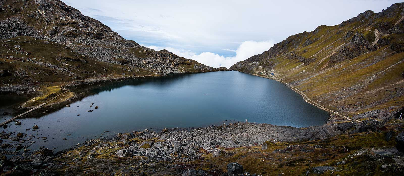Gosaikunda lake in nepal 