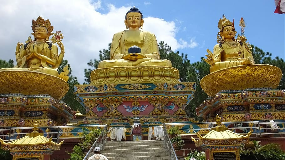 Swyambhunath temple in nepal 