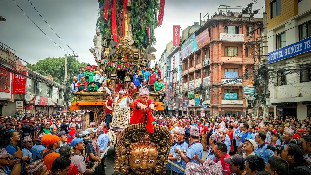 Rato Machhindranath Jatra festival in Nepal